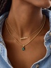 18K Gold Esther Birthstone Necklace