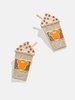 Mickey Mouse Disney Pumpkin Spice Latte Earrings