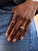 18K Gold Kara Ring