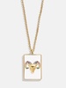 Reversible 18K Gold Zodiac Pendant Necklace