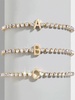 Lyanna Initial Tennis Bracelet