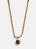 18K Gold Florence Birthstone Necklace