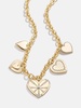 Heart Burst Statement Charm Necklace