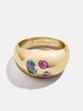 18K Gold Custom Birthstone Ring