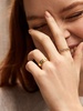 Disney 18K Gold Custom Block Ring