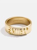 Disney 18K Gold Custom Block Ring