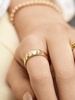 Sterling Silver Custom Block Ring