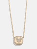 Disney Mickey Mouse 18K Gold Plated Sterling Silver Pendant Necklace