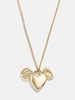 Heart Cluster Charm Necklace