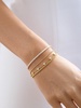 Mickey Mouse Disney 18K Gold Plated Sterling Silver Bracelet