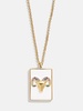 Reversible 18K Gold Zodiac Pendant Necklace