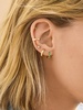 Jessica 18K Gold Birthstone Earrings