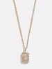 Tina Block Initial Necklace