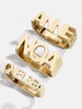 18K Gold Custom Fineline Nameplate Ring