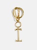 Initial Enamel Bag Charm