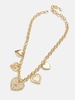 Heart Burst Statement Charm Necklace