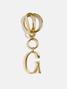 Initial Enamel Bag Charm