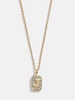 Tina Block Initial Necklace