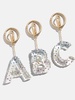 Confetti Initial Bag Charm