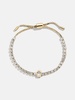 Lyanna Initial Tennis Bracelet