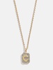 Tina Block Initial Necklace