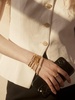18K Gold Heart Cuff Bracelet