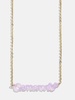Disney Mickey Mouse Custom Acrylic Nameplate Necklace