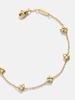 18K Gold Clover Bracelet