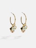 Disney Mickey Mouse Lucky Charms Hoop Earrings