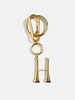 Initial Enamel Bag Charm
