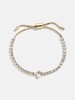 Lyanna Initial Tennis Bracelet