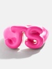 Custom Double Initial Enamel Block Ring