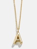 Classic Custom 18K Gold Initial Necklace