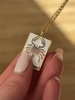 Reversible 18K Gold Zodiac Pendant Necklace