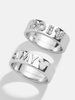 Disney Sterling Silver Custom Block Ring