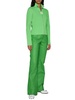 High-waisted Leather Bootcut Trousers