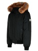 Black Nylon Bomber Jacket
