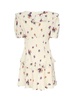 Rose Printed Mini Dress