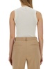 White Cotton Tank Top