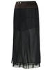 Maison Margiela Black Polyester Skirt Women