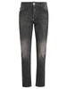 Denim Super Straight Cut Trousers