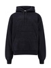 Black cotton blend sweatshirt