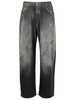'trafalgar' Black Cotton Jeans