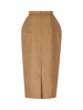 High Waist Zip Detailed Skirt