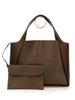 Logo Studded Open-top Tote Bag