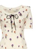 Rose Printed Mini Dress