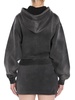 Cropped Hoodie With Crystals