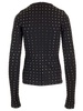 All-over Embellished Crewneck Top