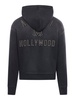 Logo Patch Washed Hooded Sweatshirt