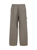 Logo Embroidered Mid-waist Pants